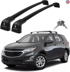 Roof Rack Cross Bars Compatible with Chevrolet Chevy Equinox 2018 2019 (Roof