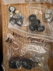 Vintage Lot Of Model Car Kit Tires And Rum Lot