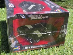 Revell Fast & Furious Dom’s ’71 Plymouth GTX Z’N1 1:24 New Sealed *Damaged Box