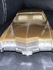 Jo-Han 1969 Cadillac Eldorado Metallic Gold Promo Car Model 1/25