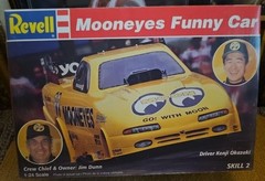 1/24 MOONEYES 1995 DODGE AVENGER FUNNY CAR DECAL/REVELL/ATLANTIS/MPC/AMT/