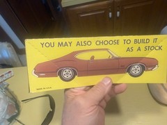 JoHan 1971 OLDSMOBILE CUTLASS “442” P/S 2n1 C-115:200 AMT MPC COMPLETE MODEL KIT