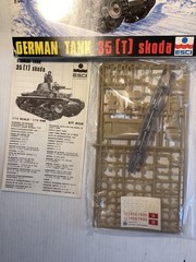 WWII German Tank 35 (T) Skoda 8025 ESCI 1/72 Plastic Model Kit New Open Box