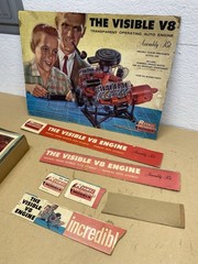 renwal visible v8 engine model kit