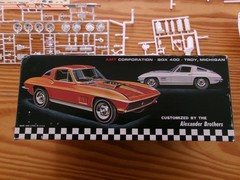 RARE & VINTAGE AMT 1967 CORVETTE STING RAY KIT 6927-170