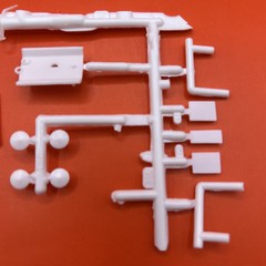 1969 Torino Cobra AMT Seats Dash Hood Scoop Model Parts 1:25 New 6