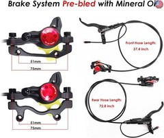 Zoom eBike Hydraulic Brake Upgrade Kit ? 2/3 PIN Male Waterproof Power-Off