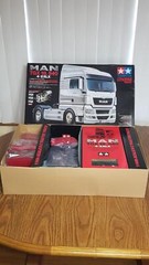 1:14 Tamiya Man TGX 18. 540 4X2 XLX R/C Red Edition Tractor Truck