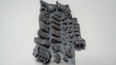 1/25 Scale Resin 3D Printed Pontiac 400-455 Tri-Power Engine with transmission