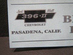 New!! Blairs Speed Shop 65′ Nova AWB 1/25 Decal from Fremont Racing Specialties