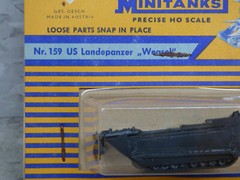 Roco Minitanks (NEW) 1/87 Z-159 WWII US Weasel Amphibious Armore Craft Lot#5263K