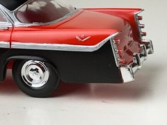 Jo-Han Reissue 1956 DeSoto Sedan Promo Car with Box, Red & Black