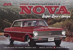Moebius 2322 1965 Chevrolet Chevy II Super Sport Coupe model kit