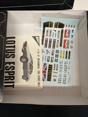 Nichimo Lotus Esprit 1/24 Vintage Model Kit Originally Japan New Open Box