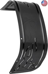 Front Lower Fender Skirt Trim, Flame Style Front Fender Trim Skirt, 2014-2022