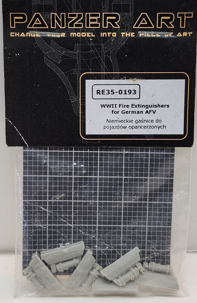 Panzer Art Resin 1/35 WWII Fire Extinguishers German AFV Military Armor Vehicles