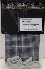 Panzer Art Resin 1/35 WWII Fire Extinguishers German AFV Military Armor Vehicles