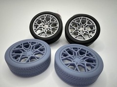 1/12 Scale Camaro Tire/Wheel & Wilwood brake bundle
