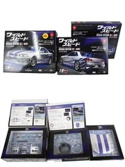 DeAgostini Fast & Furious Nissan Skyline GT-R R34 1-97 Unbuilt Brian Model