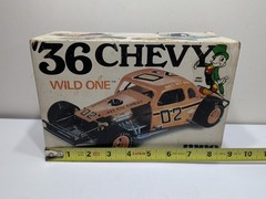 ✨VINTAGE✨ ‘36 Chevy Wild One 1/25 Scale Model Kit – BOX ONLY