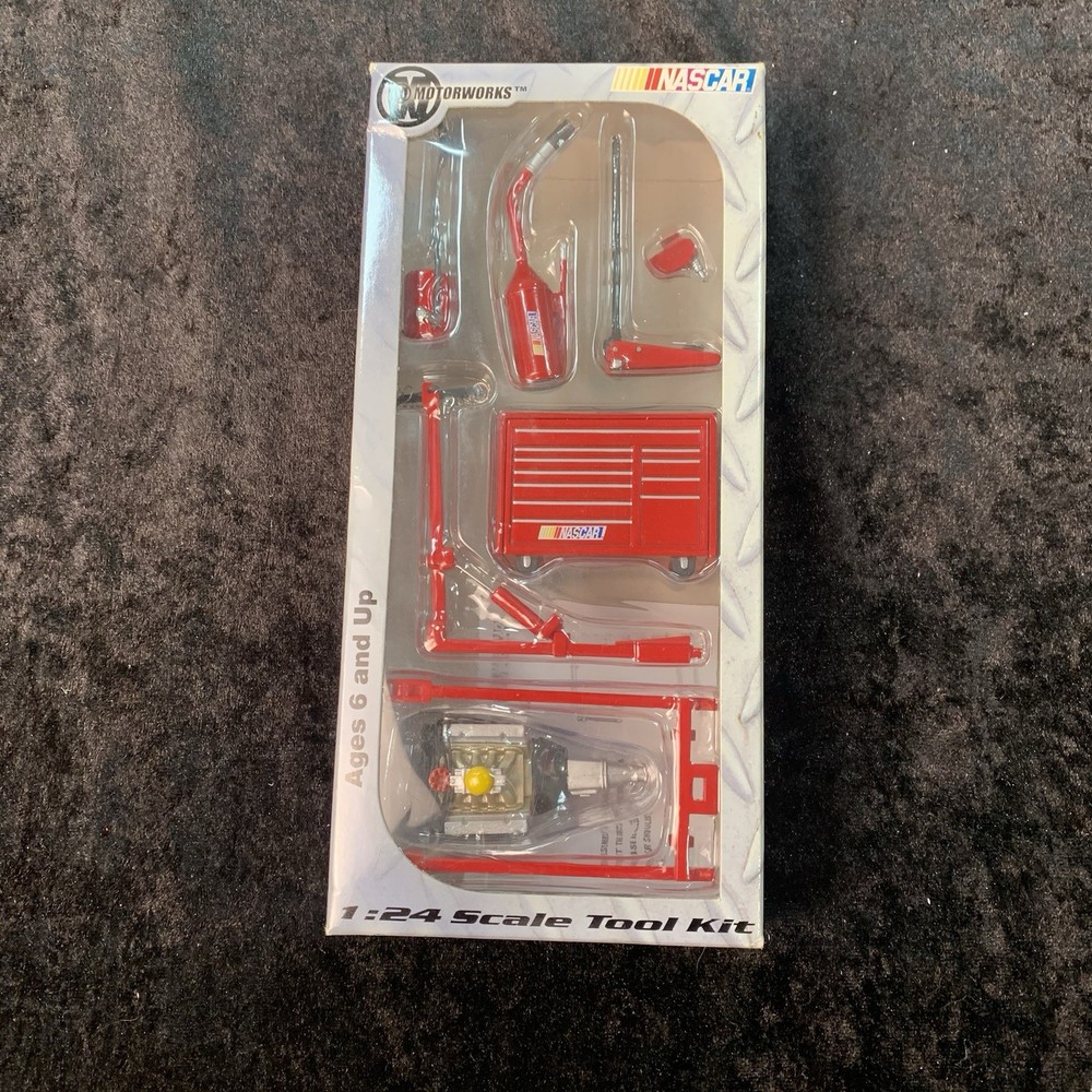 NASCAR Motorworks Tool Kit Item #42301 New 1:24 Scale Red Racing