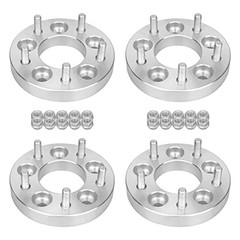 1in 5×4.5 to 5×4.75 Wheel Spacers, 4pcs 5×114.3 M12x1.5 Studs 74mm Bore