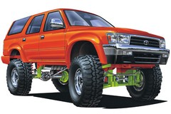 Aoshima 1/24 TOYOTA Truck Hilux Surf Lift Up 1991 Plastic Model Kit