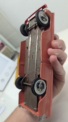C13 PMC 1958 Chevy Cameo Pickup Truck Promo vintage model 1/25 Salmon Rare