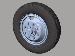 Panzer Art 1/35 Mercedes LG 3000 Truck Road Wheels (Commercial) (ICM) RE35-322