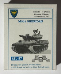 Friulmodel ATL-87 1/35 Scale M551 Sheridan Tank Track Links Set w/Sprockets