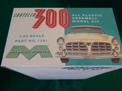 NUMBERED FIRST RUN COA 1955 CHRYSLER 300 Owner & Moebius PRESIDENT Signed KIT