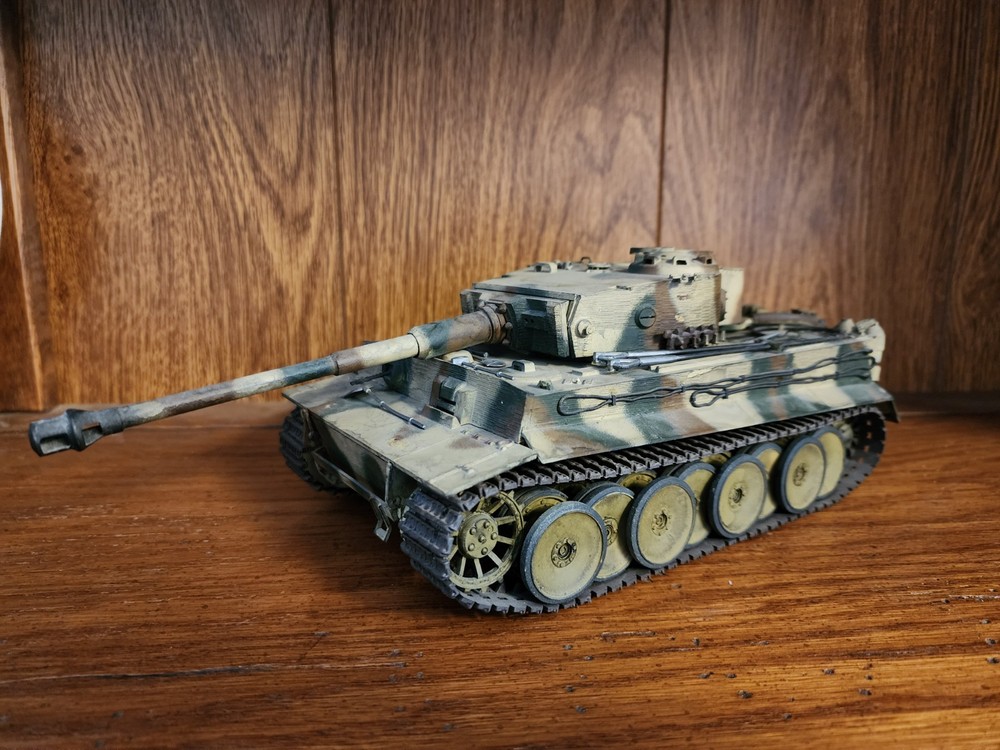 Nichimo 1/30 Scale Panzerkampfwagen VI Tiger I Completed, Hand Painted in USA