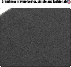 X AUTOHAUX Car Dashboard Cover Gray Polyester Non-Slip Mat Protector Carpet Sun