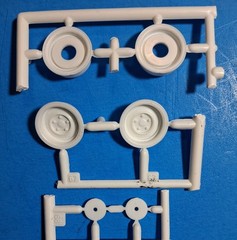 64 DODGE 330 COLOR ME GONE – DRAG RACING WHEEL SET – MODEL CAR KIT PARTS LOT