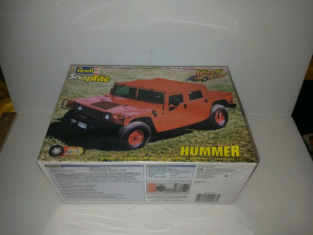1997 Revell Monogam 1:25 scale HUMMER Model Kit Sealed