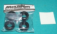McLaren Mercedes MP4/13 F1 Tamiya 1/20 Tires Poly Caps Transfer Markings