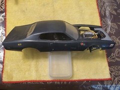 Vintage Dodge Charger Plastic Model Project Hobby Car Enthusiasts Old House Find