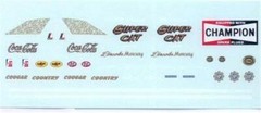 Yesteryear Super Cat Cougar Don Nicholson 1/25 Drag decal