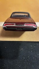 MPC 1/25 1969 PONTIAC BONNEVILLE HT BURGANDY DEALER PROMO CAR W/ORIGINAL BOX