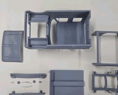 ABS-LIKE RESIN 3D PRINTED 1/25 1969 FORD F-250 CREW CAB PICKUP FULL KIT