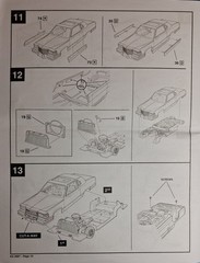 84 CADILLAC LOWRIDER AXLE, PIN & SCREWS – REVELL 4991 – MODEL CAR KIT PARTS LOT
