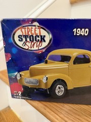 AMT Ertl Street Stock and Strip 1940s willys coupe Model Kit 1:25 Open Box