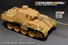 Voyager PE35796 1/35 WWII German Panther D Basic Detail Set (For TA35345)