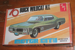 AMT 1970 Buick Wildcat Motor City Stocker 1/25 Kit # X853 Unbuilt w/ Issues 70
