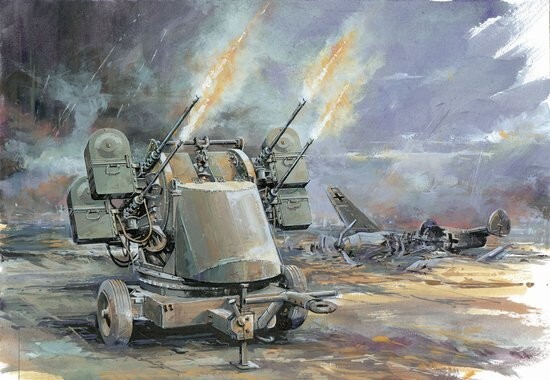Dragon #6421 1/35 Quad Gun Trailer M55 ~ Smart Kit