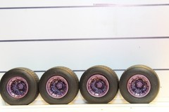 A-22 1/25 scale racing, model car kits, parts dirt track tires and wheels ,