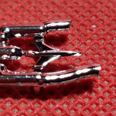 Jet Hood Ornament 1953 Ford Victoria 1:25 Scale Model Car Part AMT
