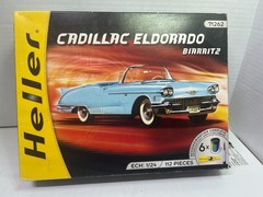 1/24 HELLER CADILLAC ELDORADO BIARRITZ CONVERTIBLE PARTIALLY BUILT MODEL CAR KIT