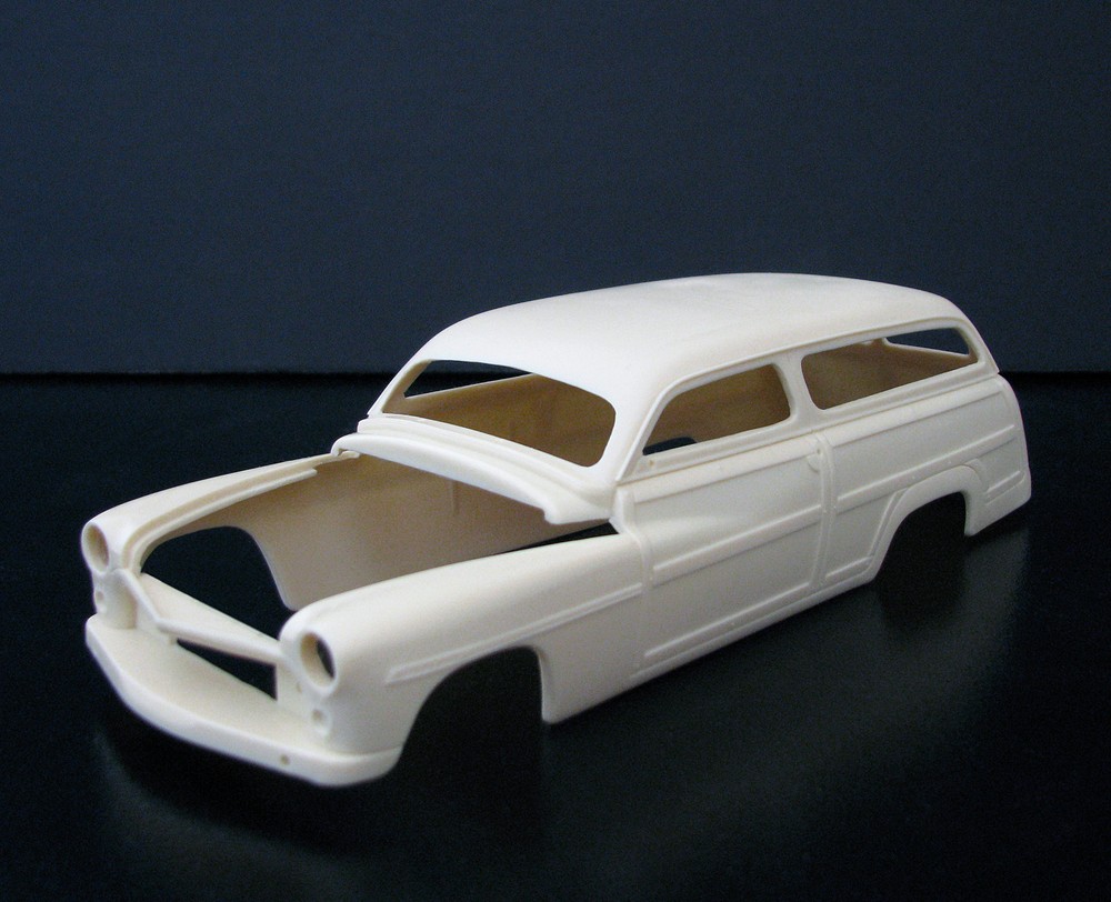 Jimmy Flintstone 1949 Mercury Woodie chopped wagon body resin 1/25 scale NB282