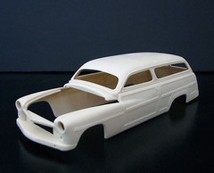 Jimmy Flintstone 1949 Mercury Woodie chopped wagon body resin 1/25 scale NB282